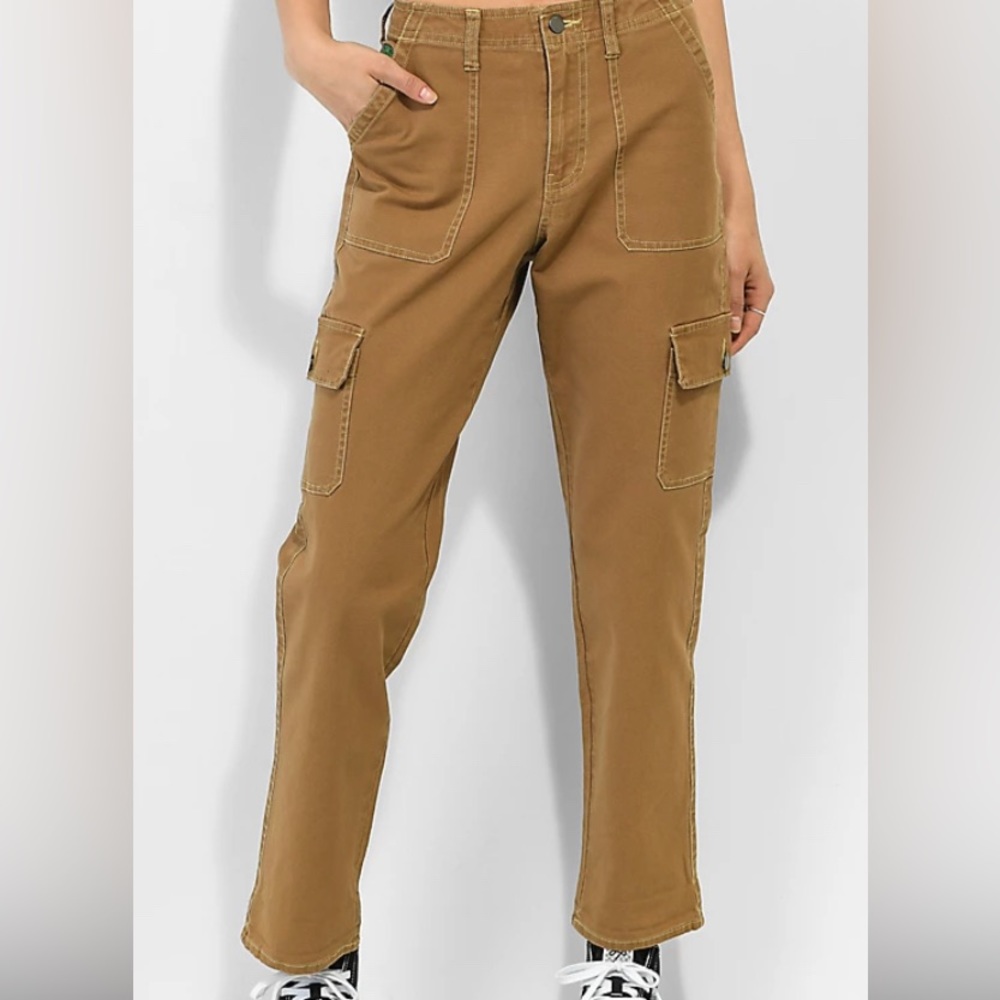 Empyre Marlo Bronze Brown Canvas Cargo Pants size 9